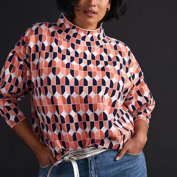 Maeve Carys Mock Neck Sweater - Picture 1 of 5